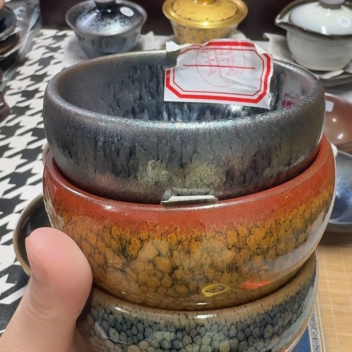 茶盏333 坚记茶盏摆件