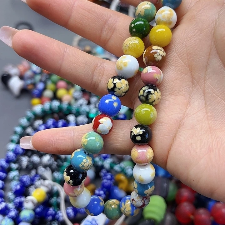 琉璃颈饰琉璃琉璃