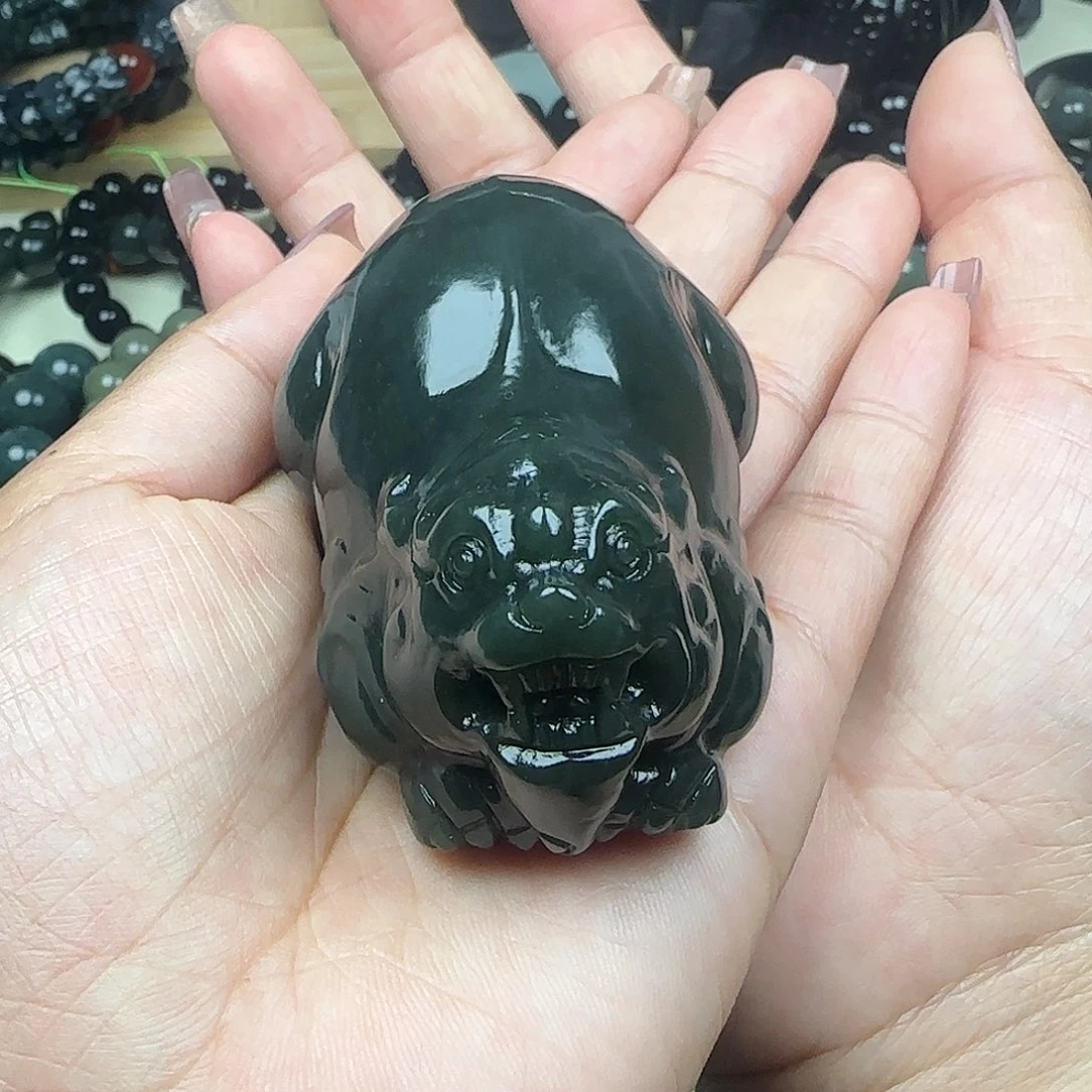 睡***着和田玉未镶嵌手串