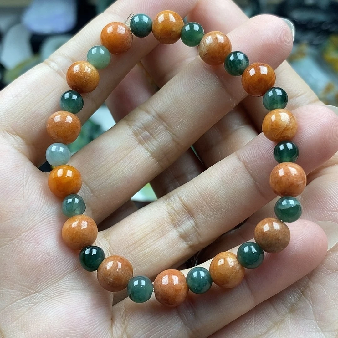 翡翠未镶嵌颈饰手串