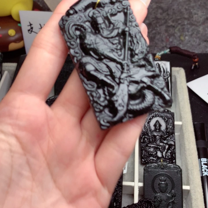 天然缅料a货钢琴黑特色题材挂件