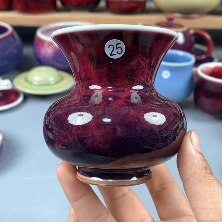 瓷片纯手工制作……微微下