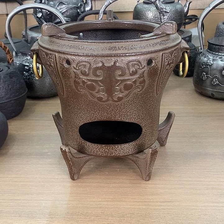 1瑞兽碳炉纯手工打造铸铁
