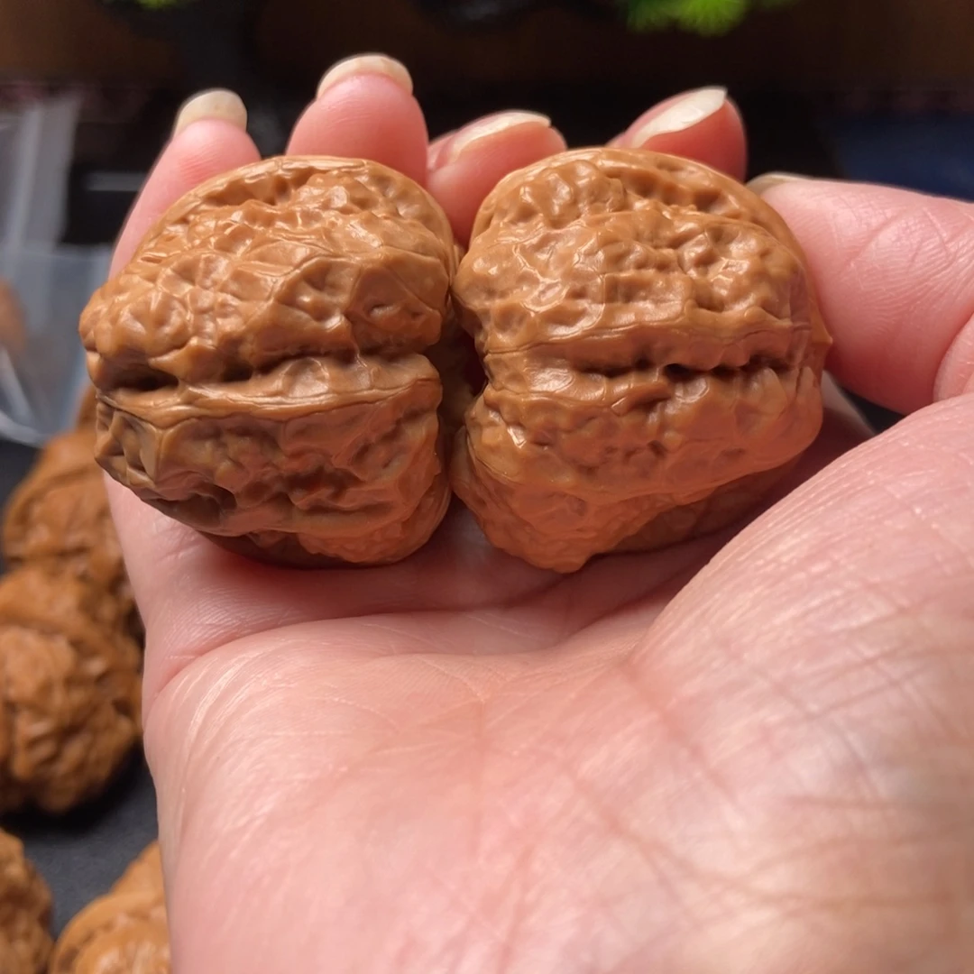 文玩核桃把件蛤蟆头37