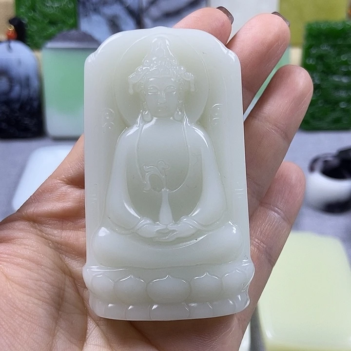 颈饰未镶嵌和田玉