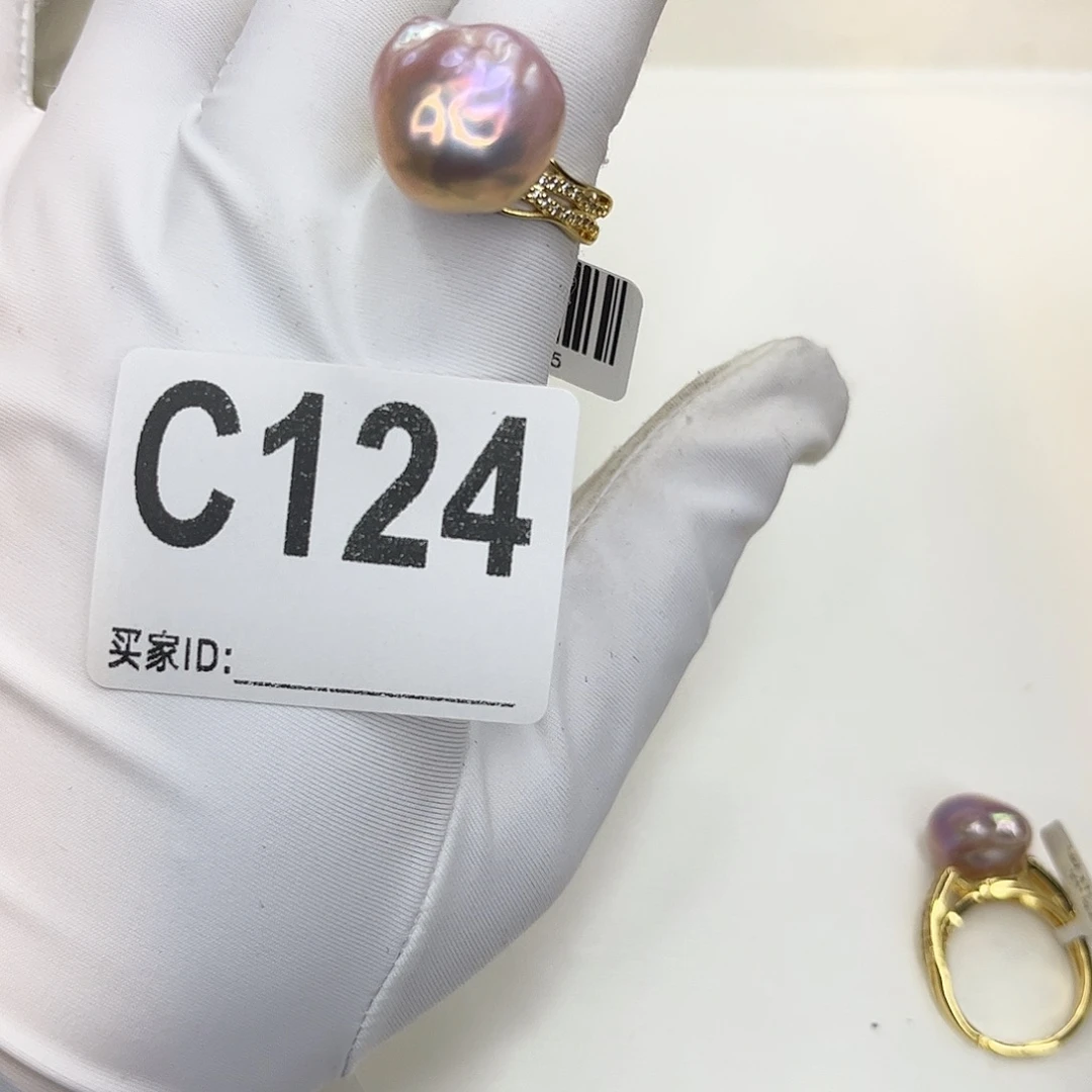 合金耳饰淡水珍珠