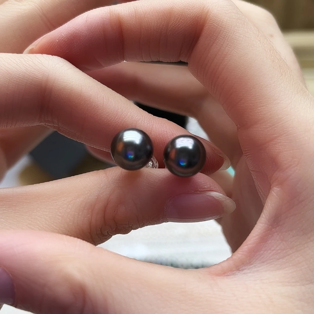 未镶嵌海水珍珠耳饰