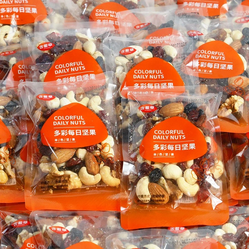 含羞草多彩每日坚果500g混合果仁独立小包散称炒货休闲小吃零食品