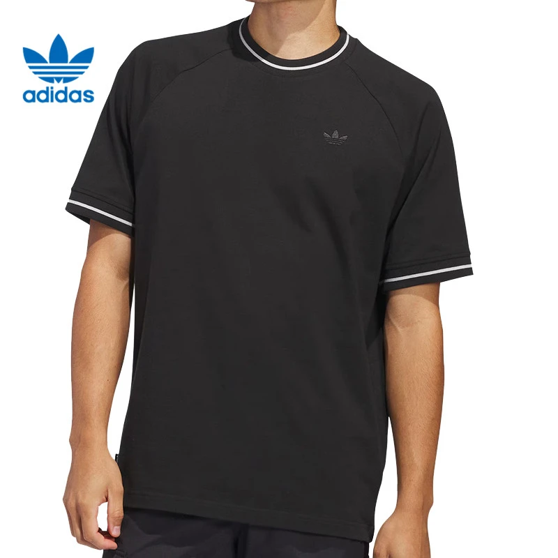 adidas阿迪达斯男子PREMIERE SHIRT针织无领短T恤JD2838