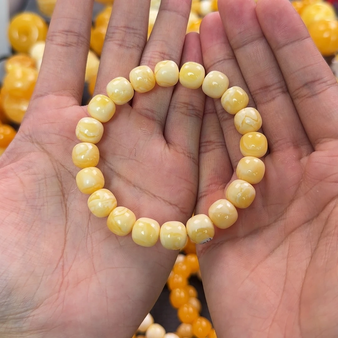 琥珀未镶嵌珠宝奇石11mm同料