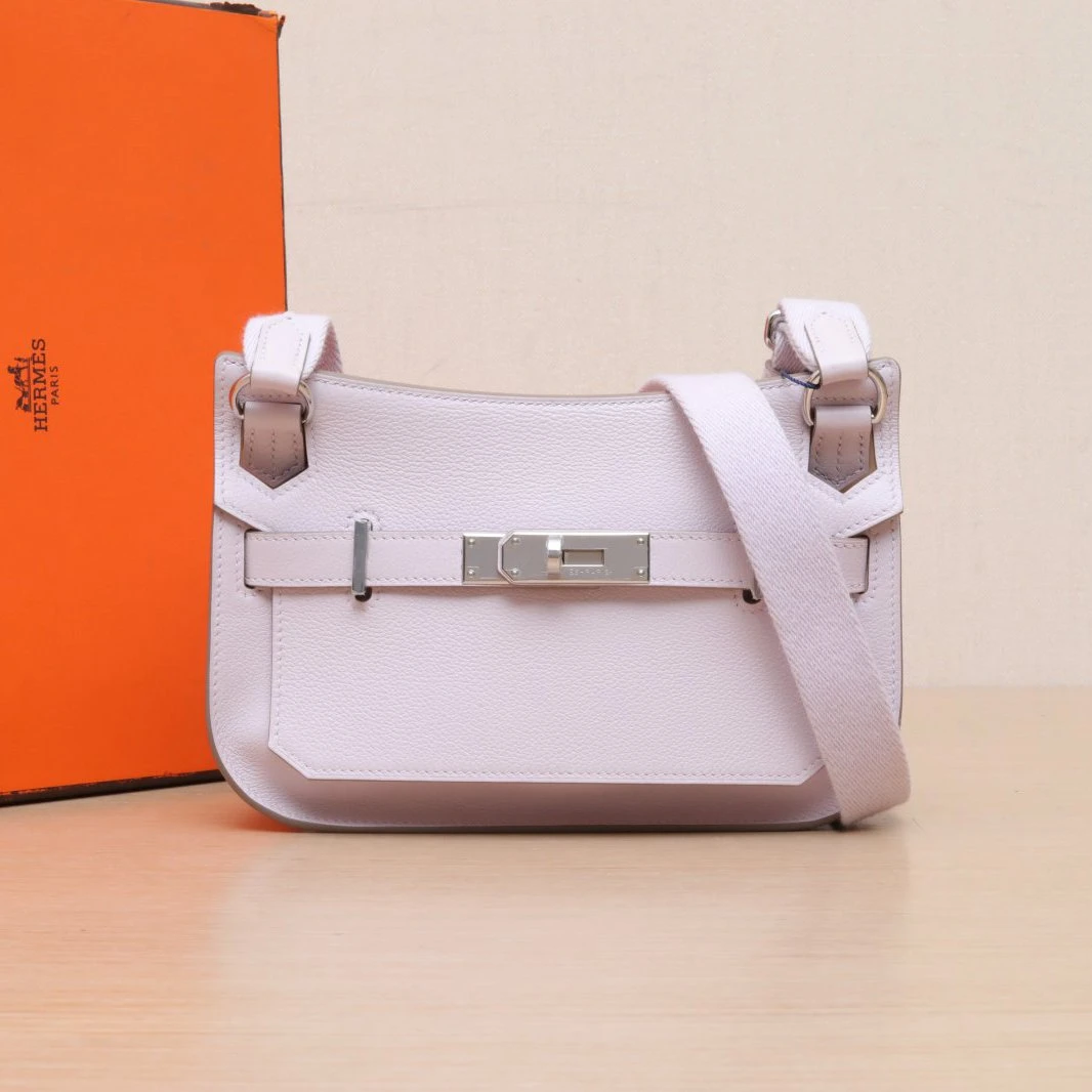 99新 Hermes/爱马仕 【活动黑黑】吉普赛 mini 梦幻紫 B刻 银扣