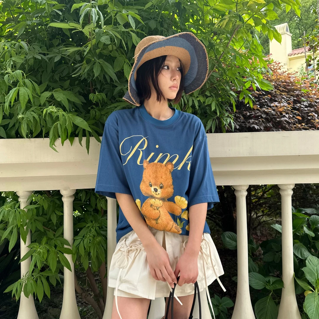 RIMK25SS花园小熊短袖T恤133