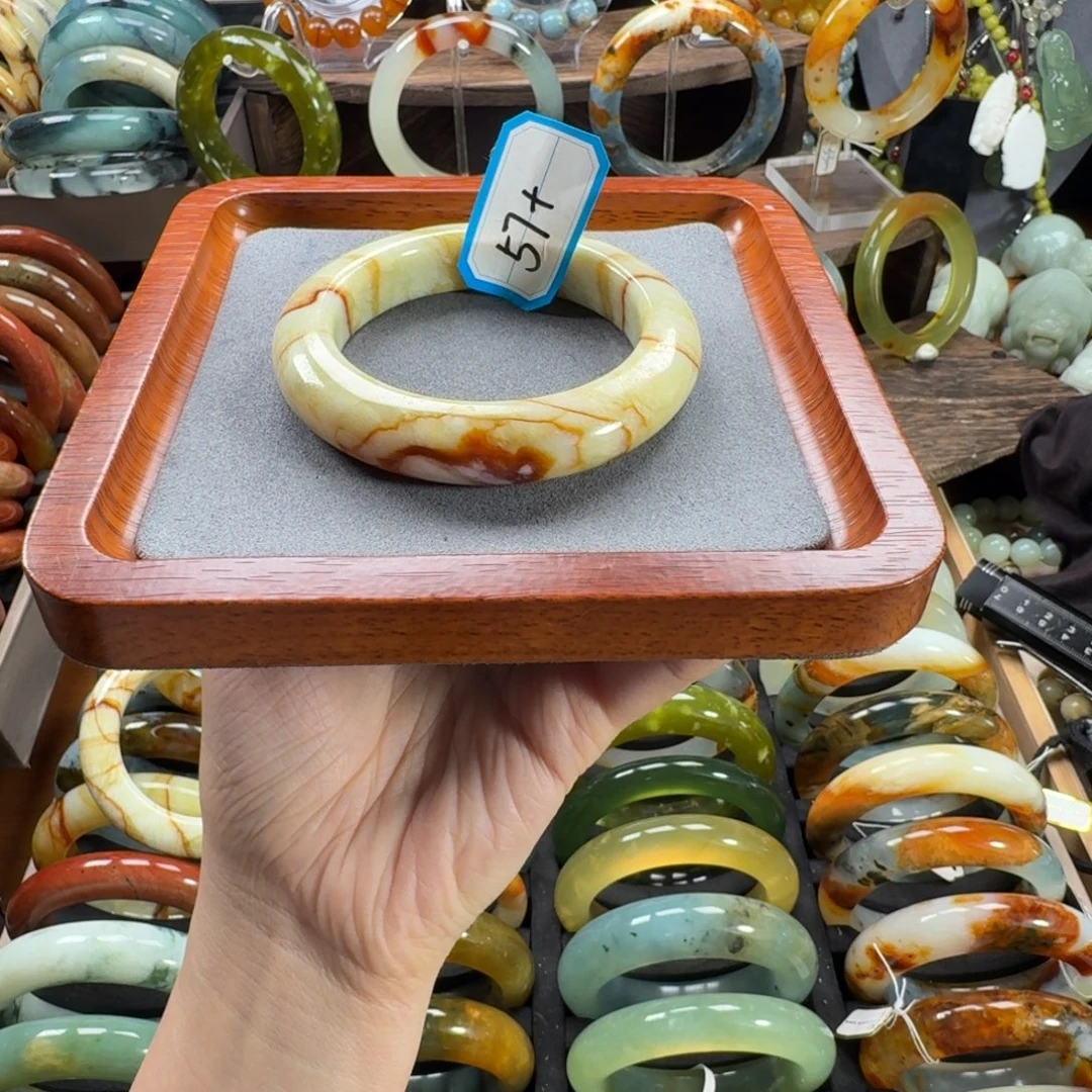 蛇纹石玉合金手镯