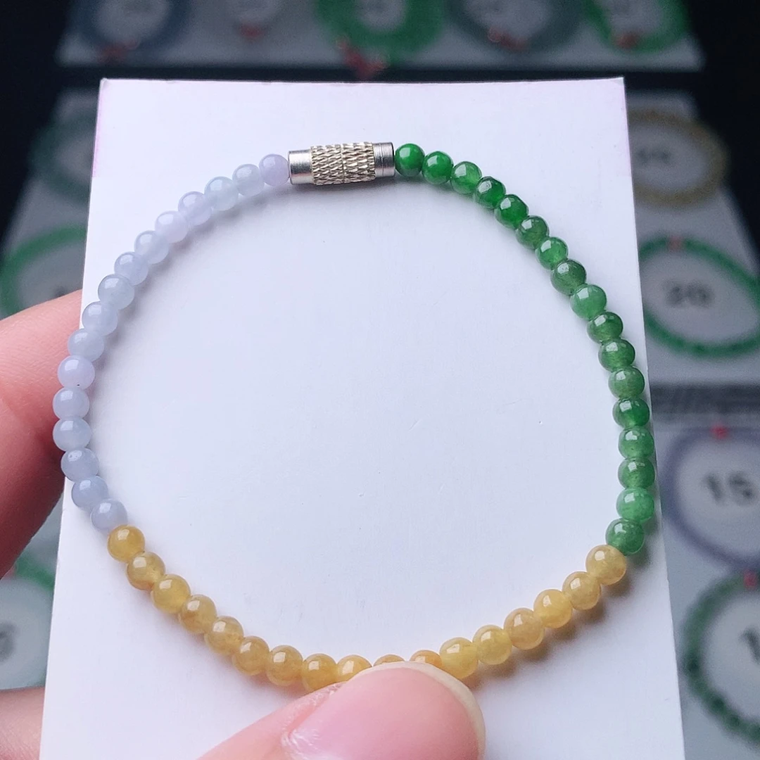 翡翠未镶嵌手链翡翠