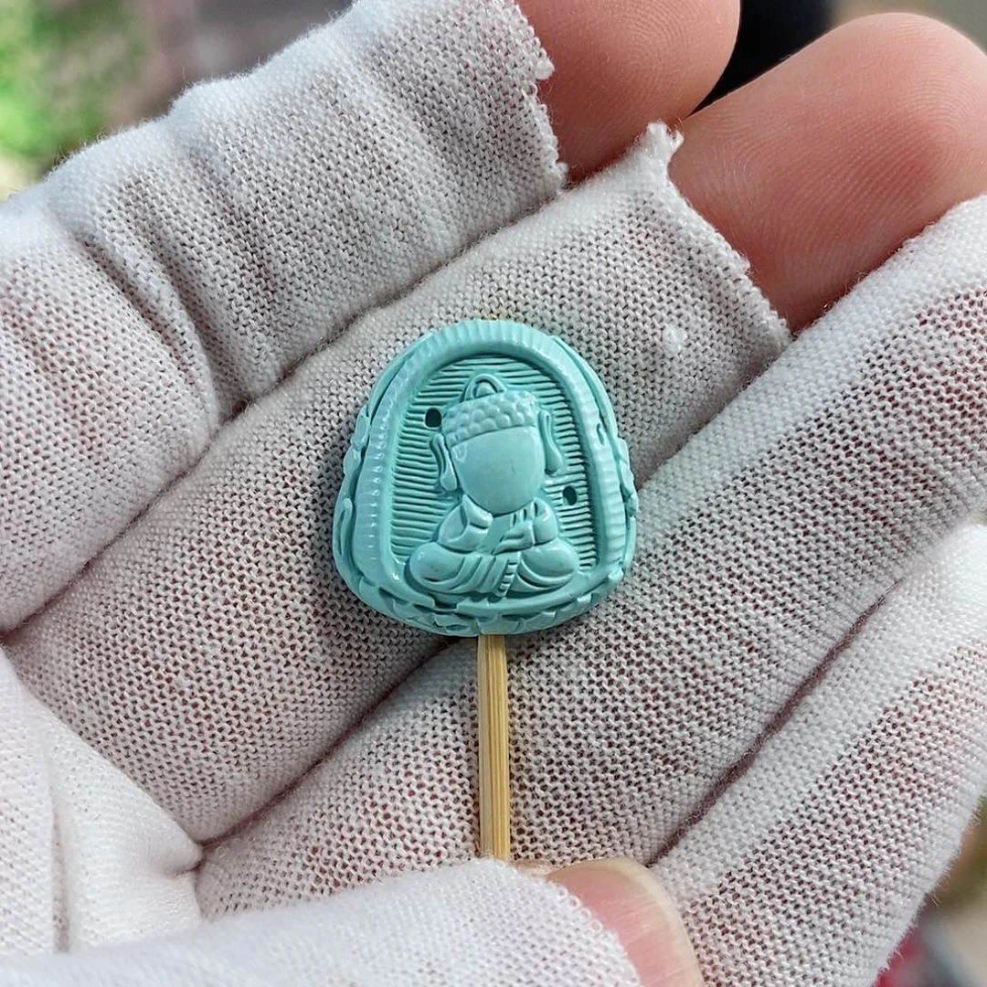 绿松石珠宝奇石未镶嵌