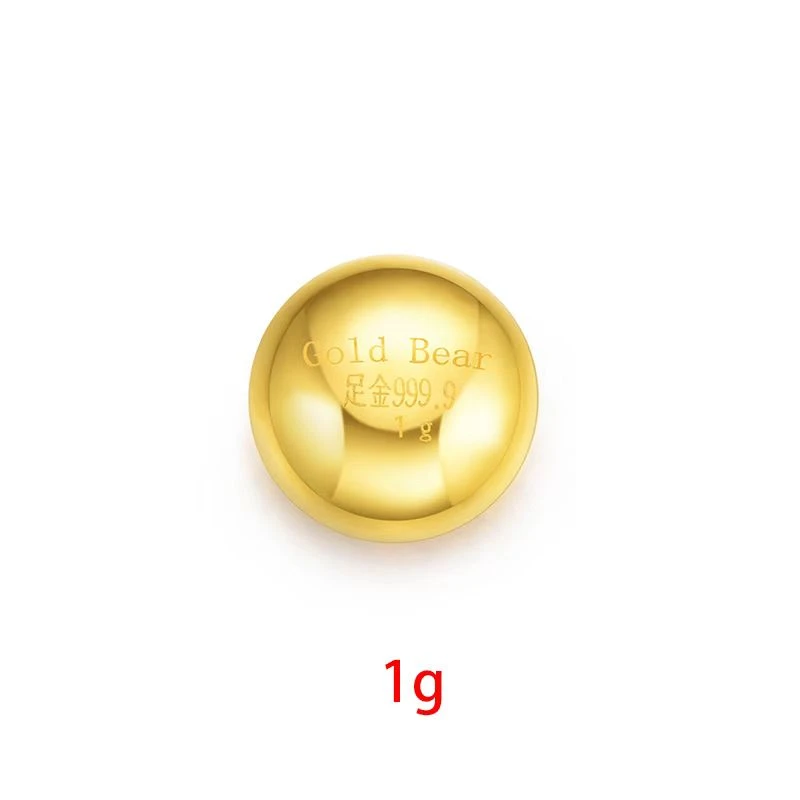 【阿祖严选】足金 9999 投资金豆1g黄金收藏实心