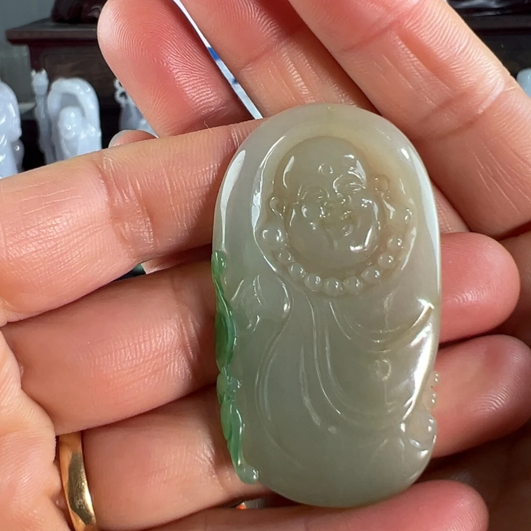 翡翠未镶嵌手镯天然翡翠挂件