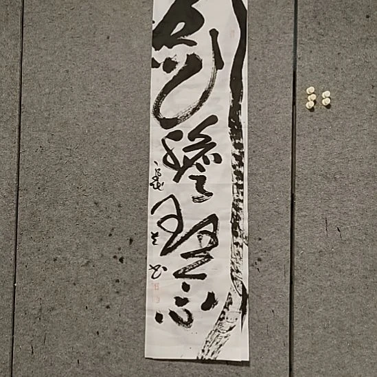 书法宋秉民。四尺对开。剑胆琴心