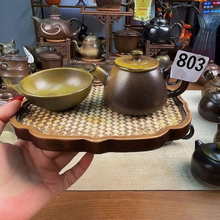 柴烧壶泡茶香柴燒壺泡茶