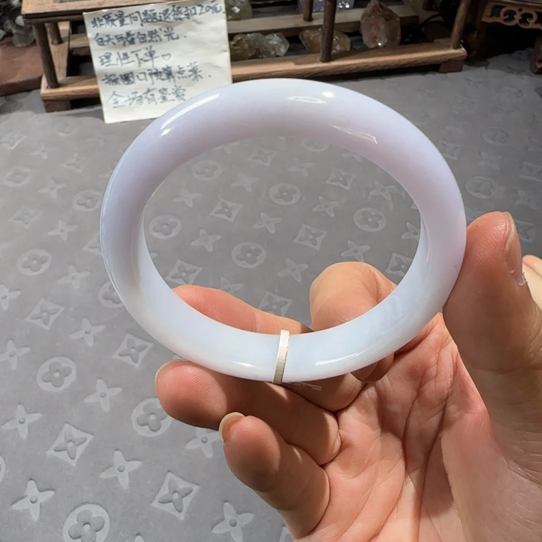 翡翠未镶嵌手镯57.5圈口