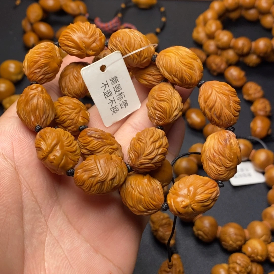手串/手链橄榄核大圣手持三颗泛油
