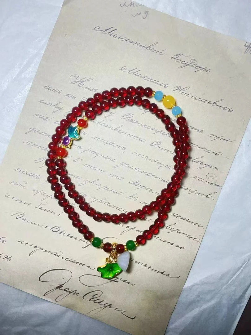 s1016-石榴石0.6*双圈+金鱼莲蓬