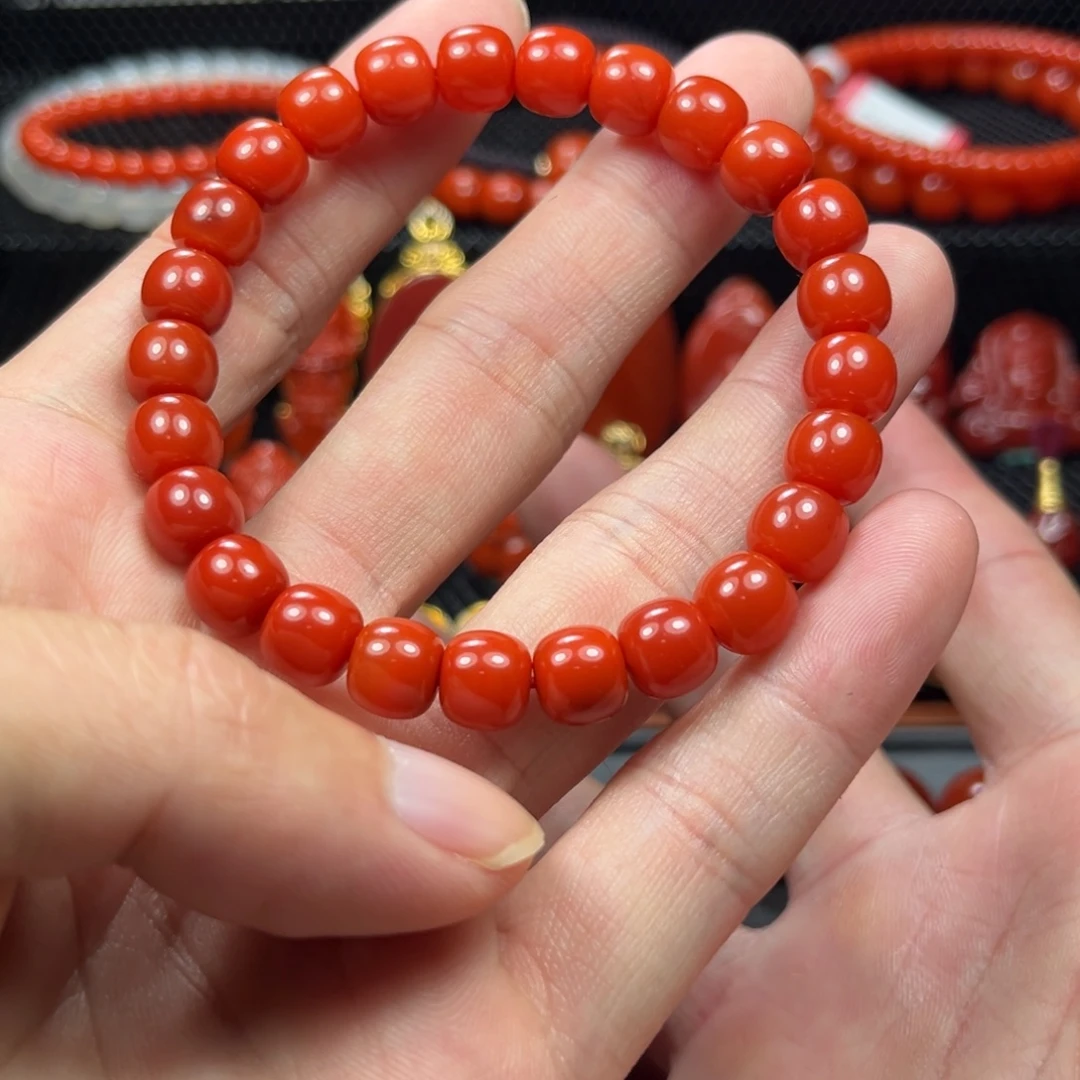 一***南南红玛瑙未镶嵌老型单圈