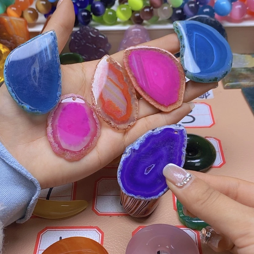 【闪购商品】玛瑙/玉髓颈饰未镶嵌晶**品