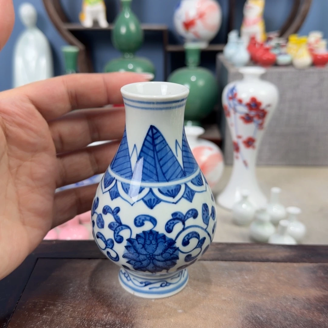 陶瓷手工小花器摆件