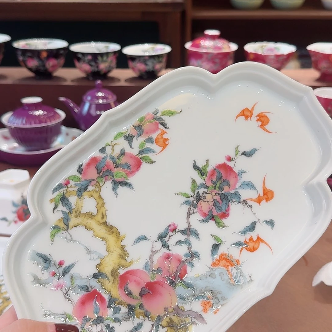 珐琅彩主人杯茶具套装