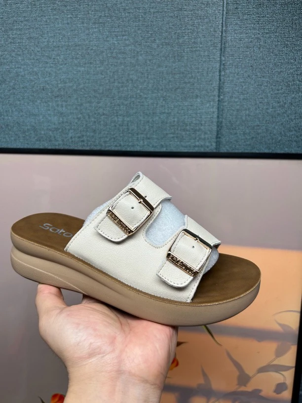 2088新款百搭头层牛皮女鞋凉鞋