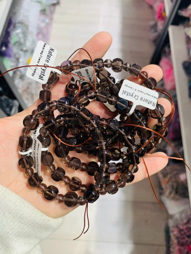 天然冰曜石手链手串方糖手串8.5mm左右简约百搭礼物