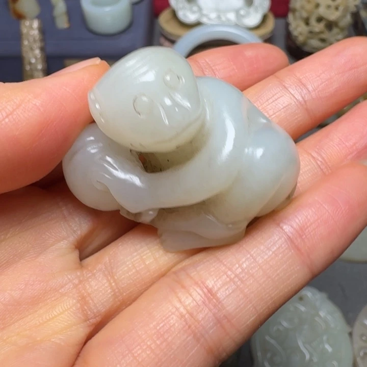 天***运和田玉（糖玉）未镶嵌挂件