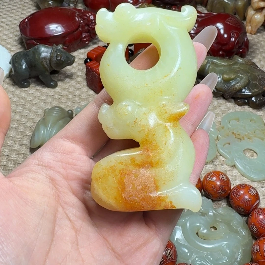 白玉菩提吊坠挂件