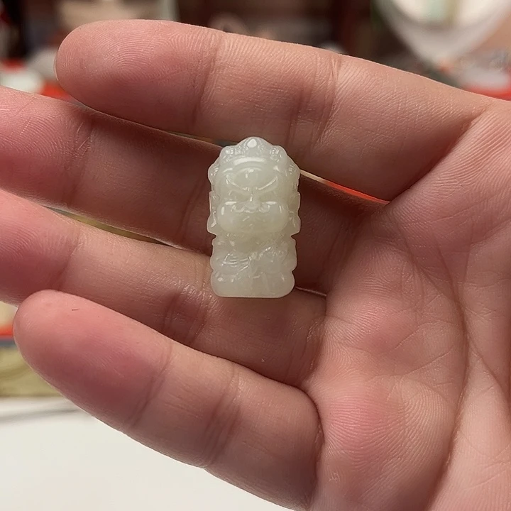 颈饰未镶嵌和田玉黄财神