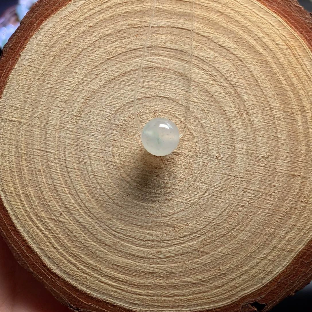 翡翠未镶嵌手链12mm正冰