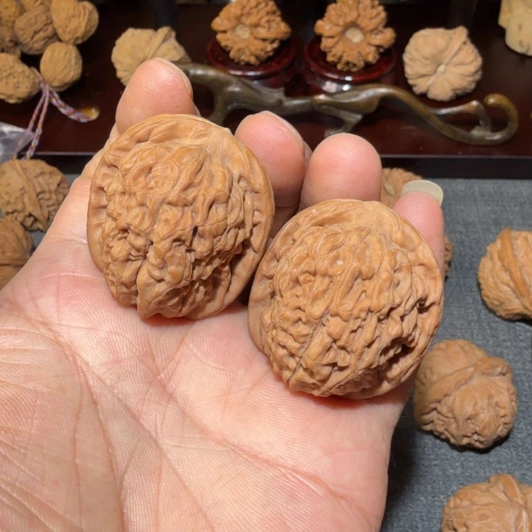 把件文玩核桃莲花39尺