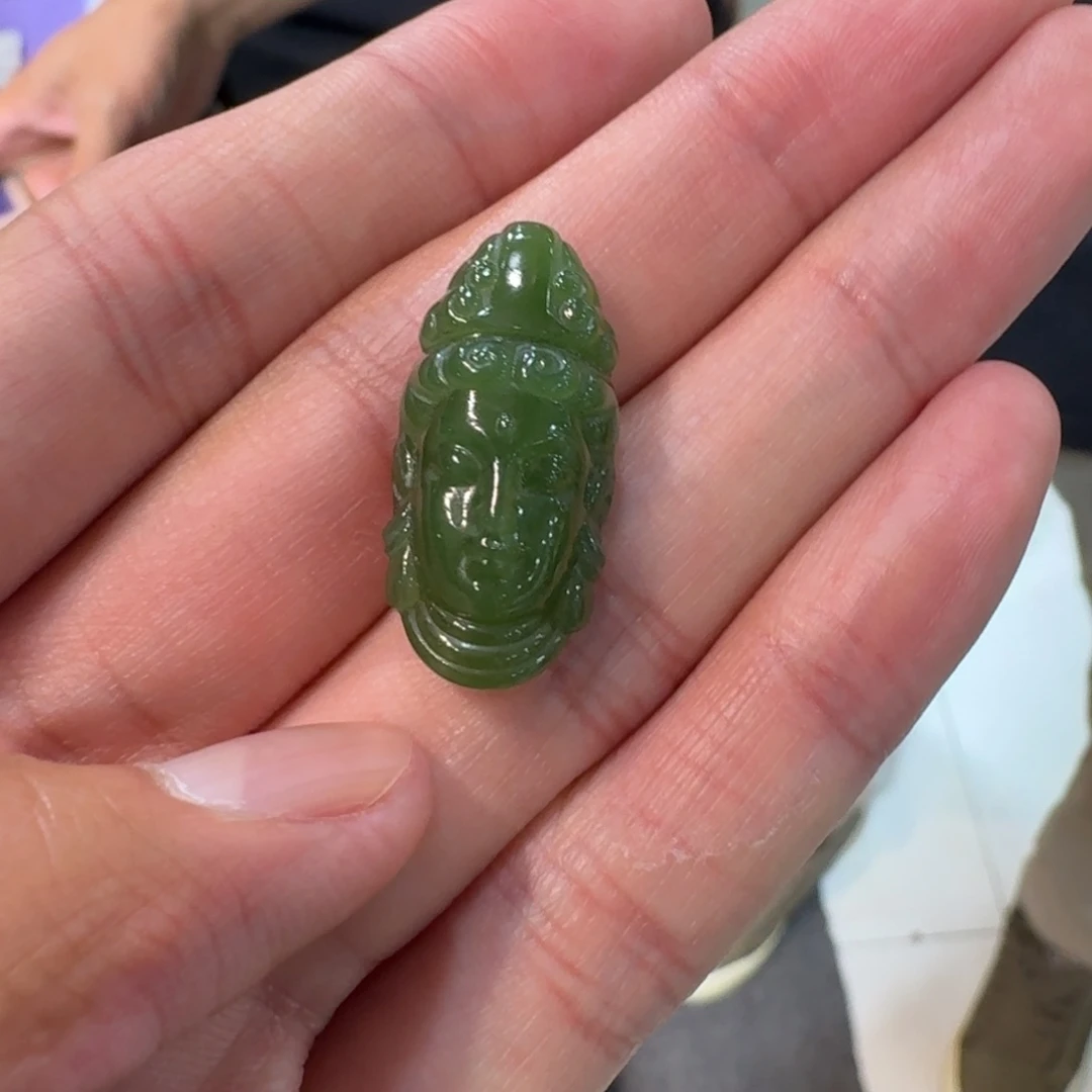 和田玉未镶嵌颈饰524好大哥