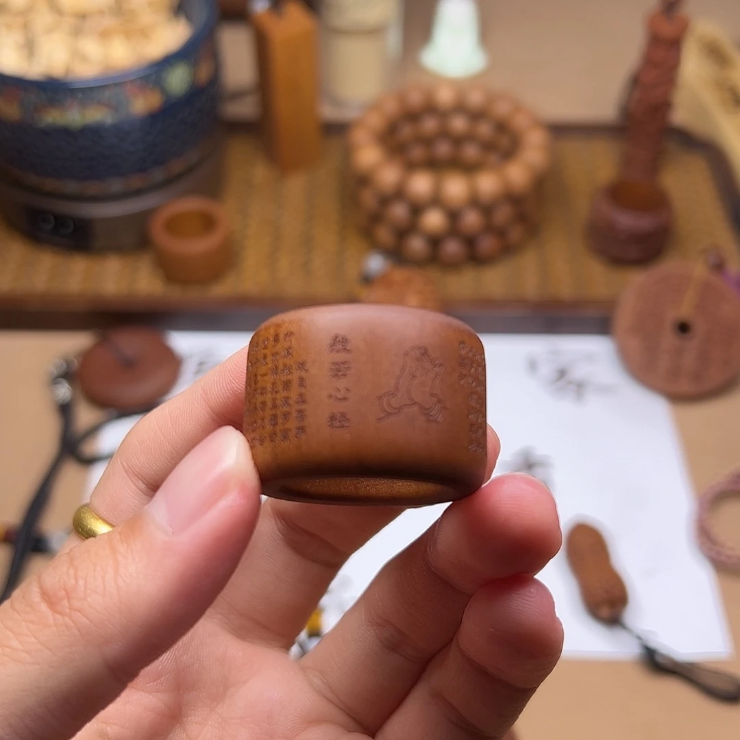 檀香木手串/手链心经扳指