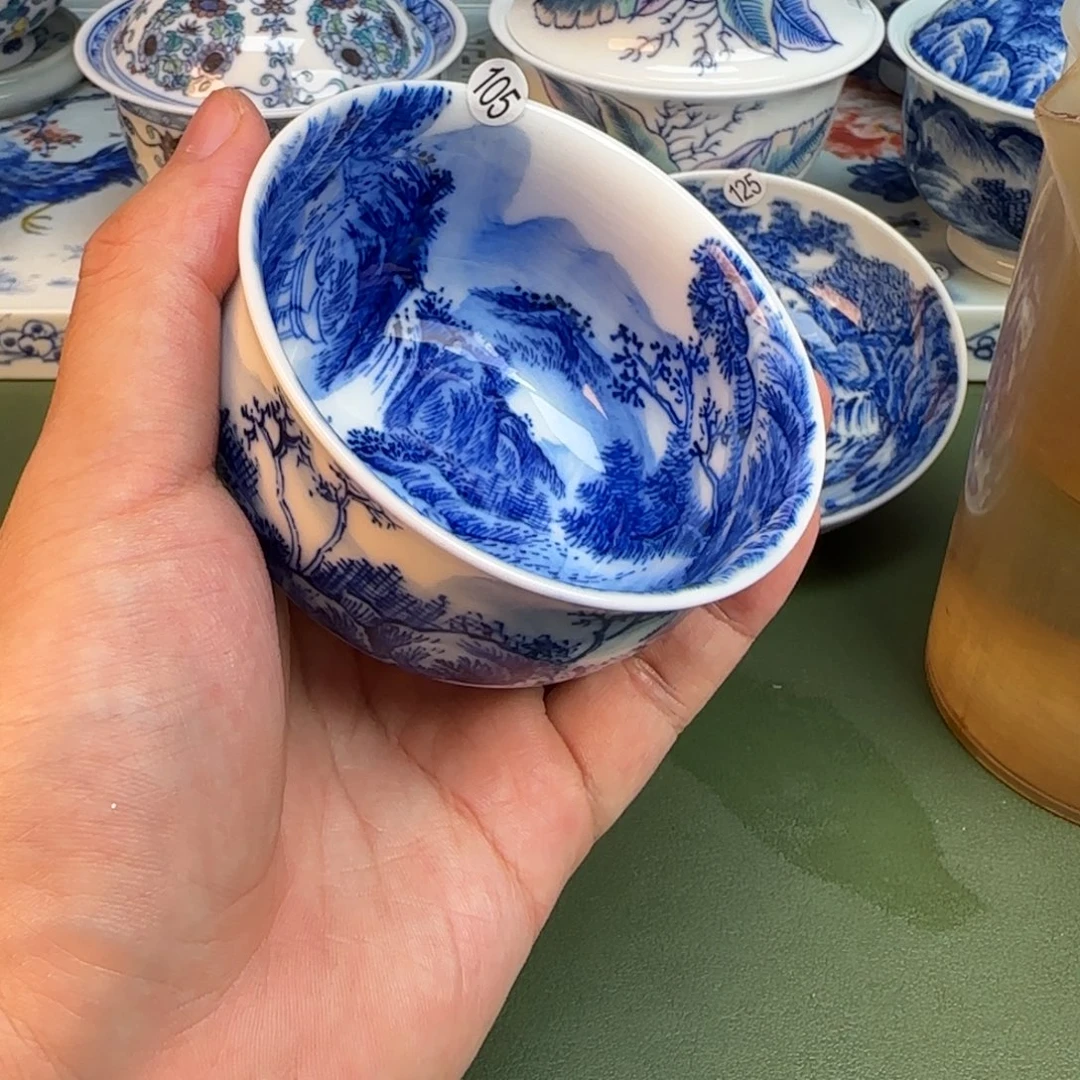 彦祖纯手工手绘茶具105
