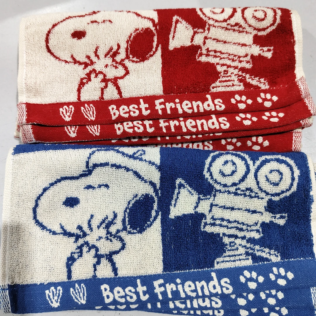 666号毛巾浴巾26*26史努比8条