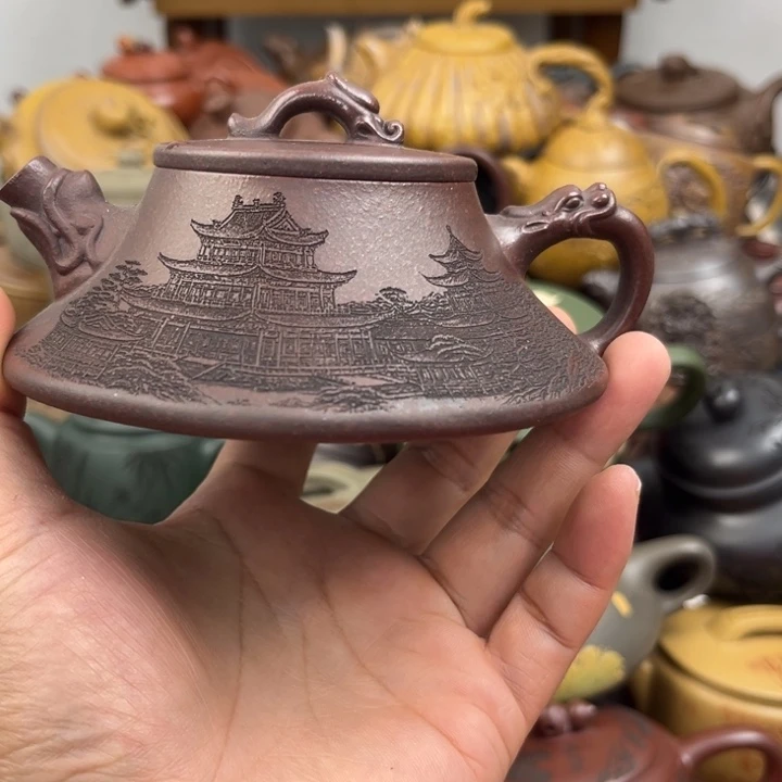 茶壶紫砂紫砂壶微瑕