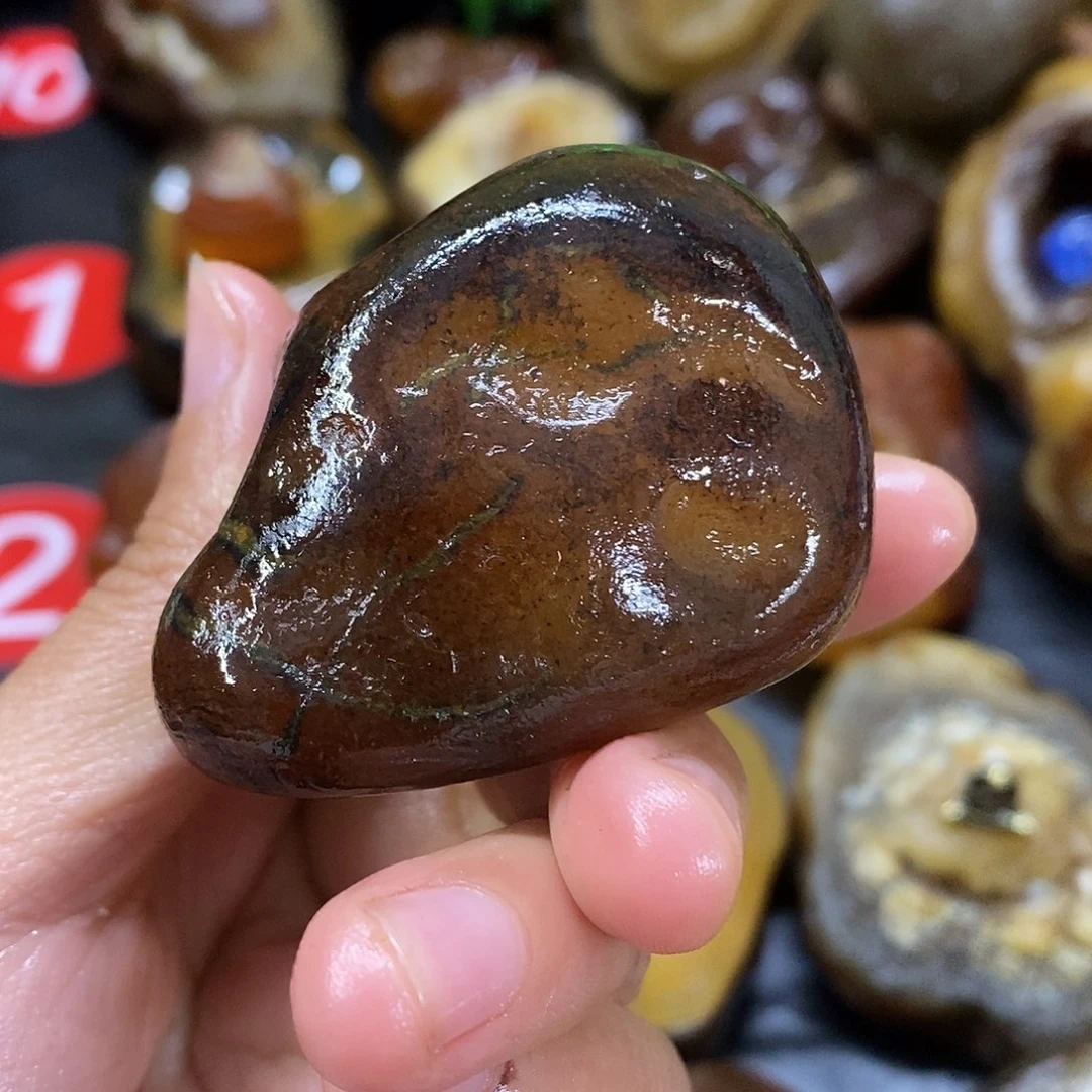 玛瑙/玉髓未镶嵌手把件