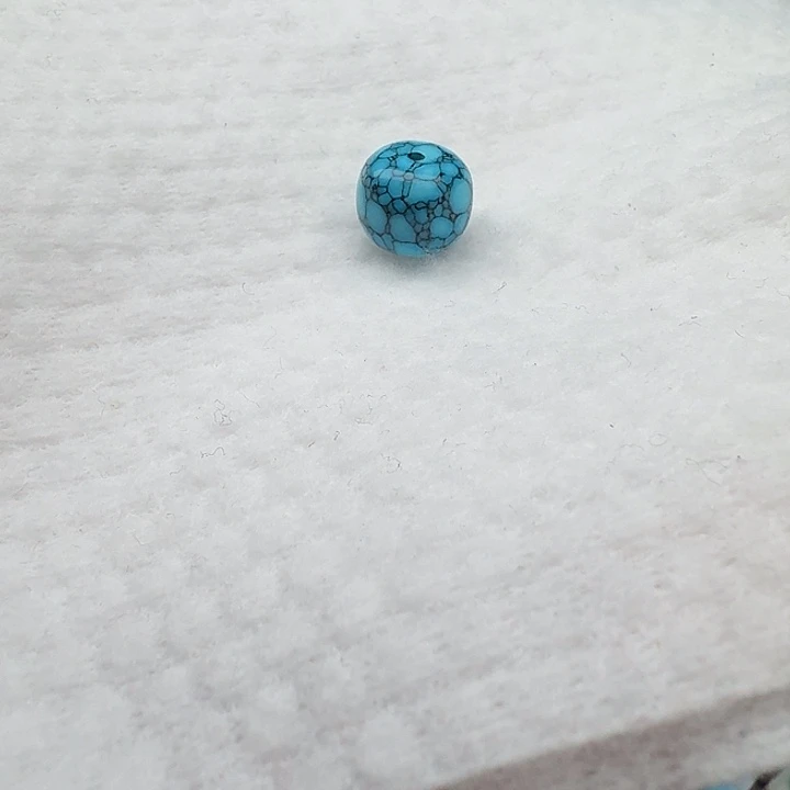 尺寸：10.5/8➕蓝网花纹老型单珠一颗