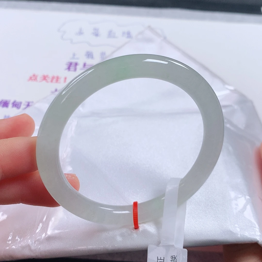 翡翠手镯未镶嵌 圆条②①②