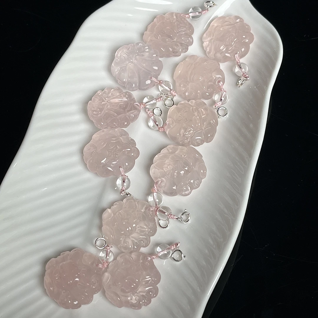 原创设计粉晶凤九吊坠YC125多样性发其一