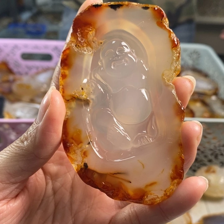 玛瑙/玉髓吊坠(不含链)未镶嵌