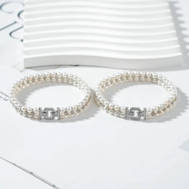 【小宝珠宝】4 T00794-珍珠DIY手链-多样性发其一