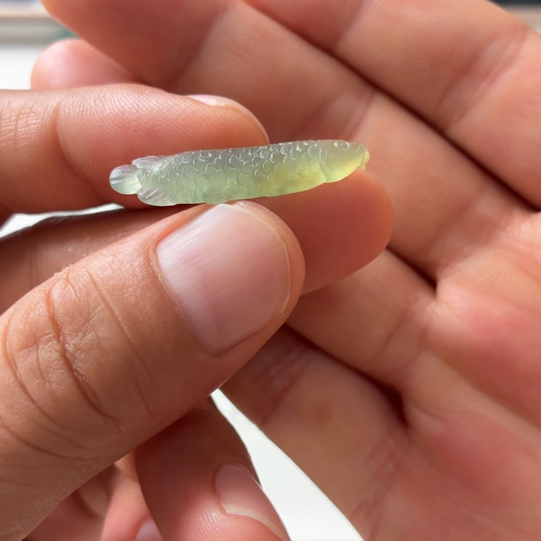 未镶嵌定制翡翠鱼