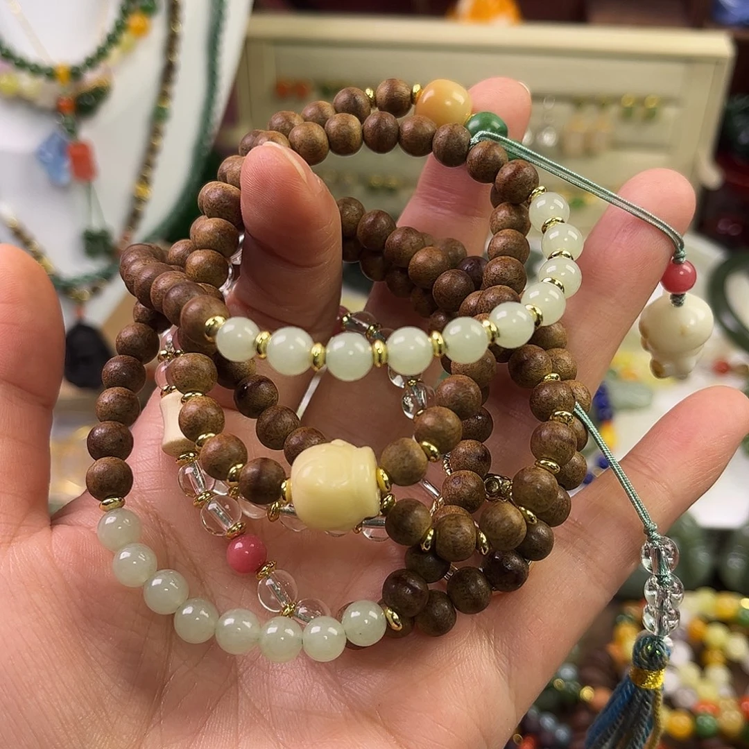 手串未镶嵌沉香多样性